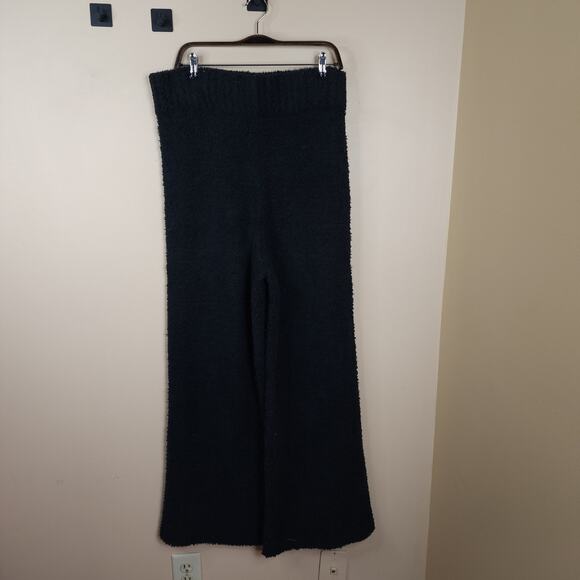 Skims Cozy Knit Bouclé Pants In Onyx Size 1X/2X - Picture 5 of 6